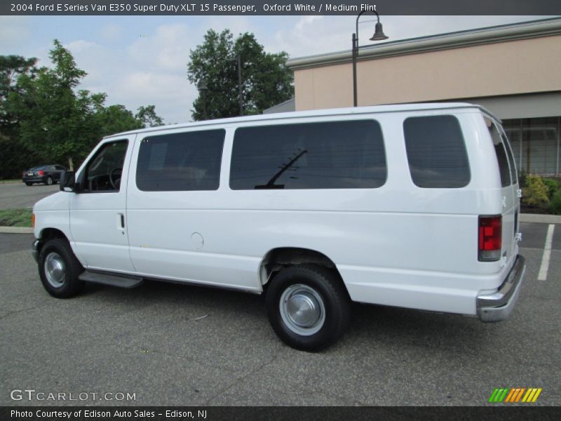 Oxford White / Medium Flint 2004 Ford E Series Van E350 Super Duty XLT 15 Passenger