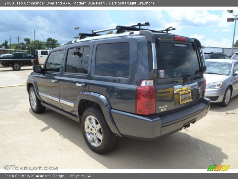 Modern Blue Pearl / Dark Slate/Light Graystone 2008 Jeep Commander Overland 4x4