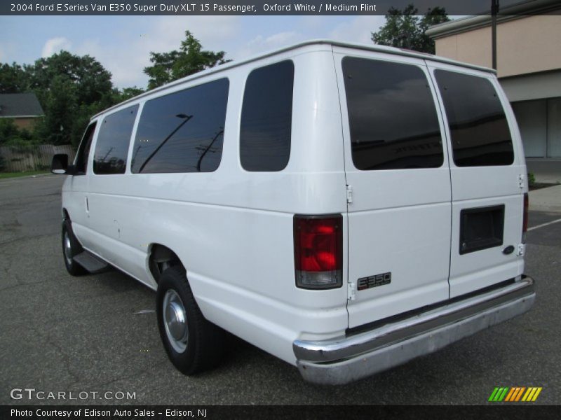 Oxford White / Medium Flint 2004 Ford E Series Van E350 Super Duty XLT 15 Passenger