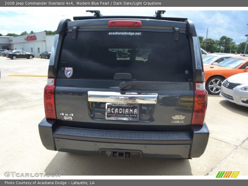 Modern Blue Pearl / Dark Slate/Light Graystone 2008 Jeep Commander Overland 4x4