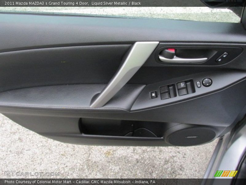Liquid Silver Metallic / Black 2011 Mazda MAZDA3 s Grand Touring 4 Door