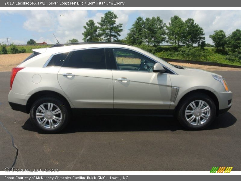 Silver Coast Metallic / Light Titanium/Ebony 2013 Cadillac SRX FWD