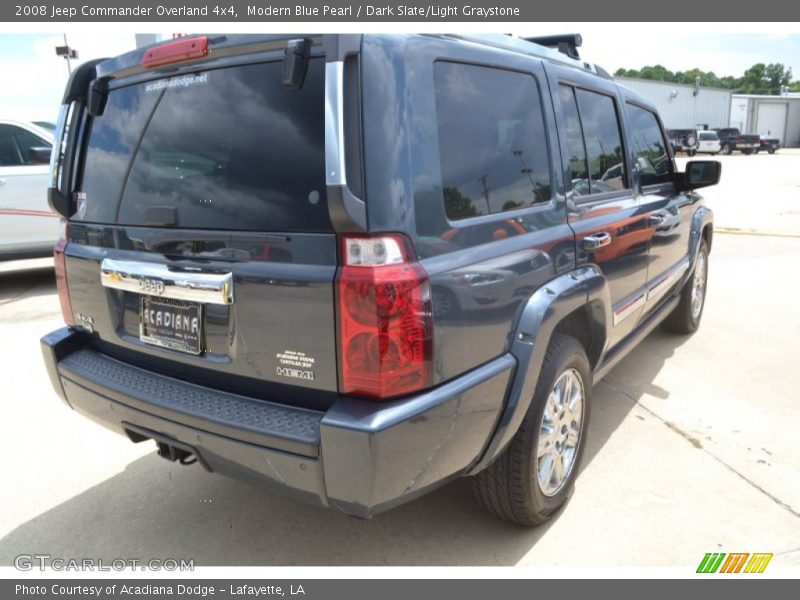 Modern Blue Pearl / Dark Slate/Light Graystone 2008 Jeep Commander Overland 4x4