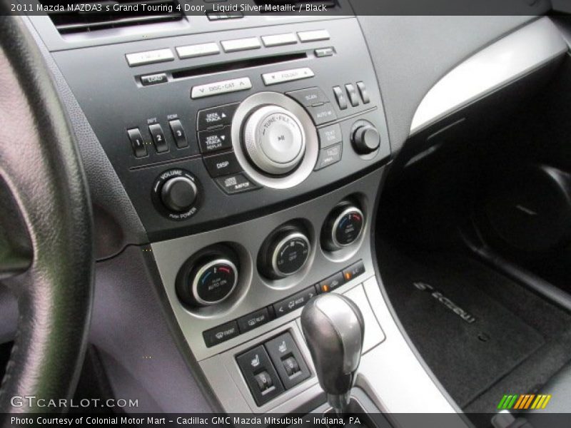 Liquid Silver Metallic / Black 2011 Mazda MAZDA3 s Grand Touring 4 Door