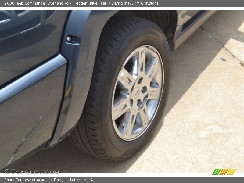 Modern Blue Pearl / Dark Slate/Light Graystone 2008 Jeep Commander Overland 4x4