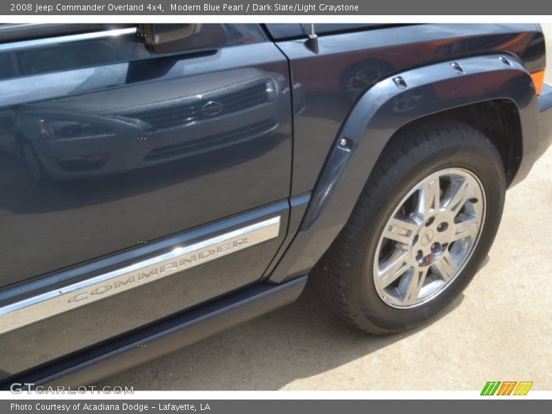 Modern Blue Pearl / Dark Slate/Light Graystone 2008 Jeep Commander Overland 4x4
