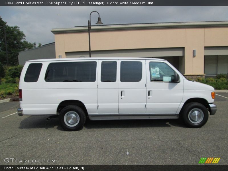 Oxford White / Medium Flint 2004 Ford E Series Van E350 Super Duty XLT 15 Passenger