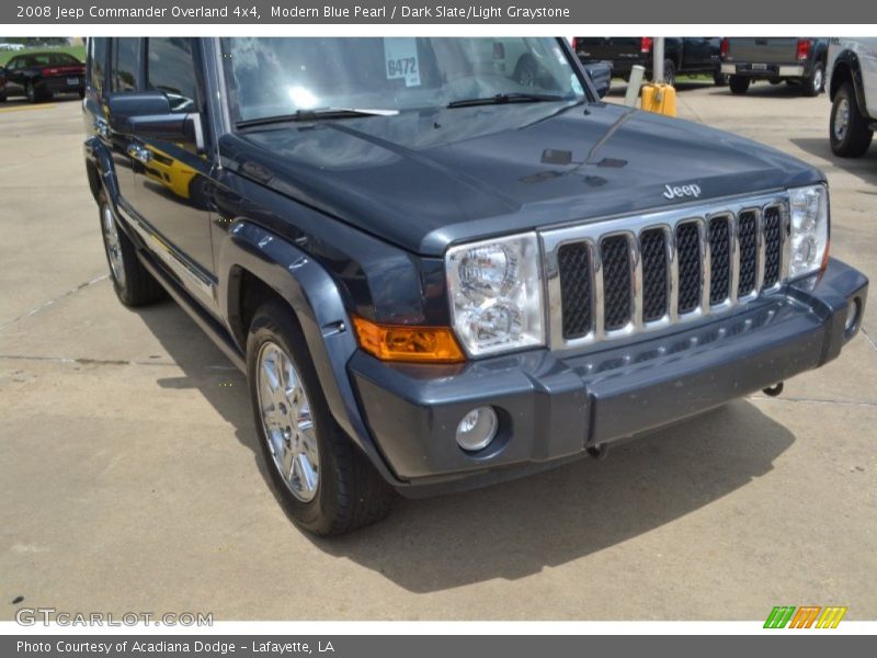 Modern Blue Pearl / Dark Slate/Light Graystone 2008 Jeep Commander Overland 4x4