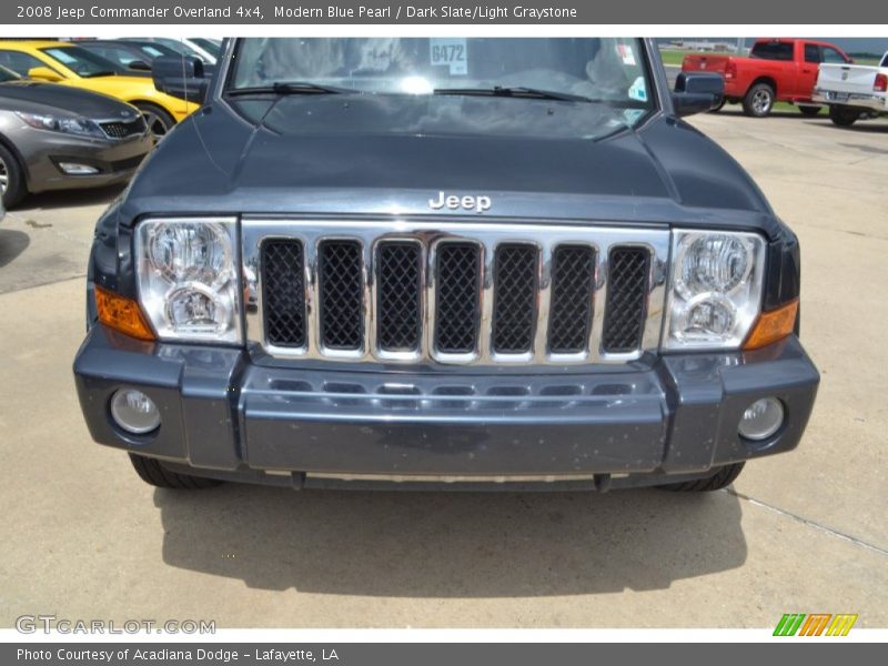 Modern Blue Pearl / Dark Slate/Light Graystone 2008 Jeep Commander Overland 4x4