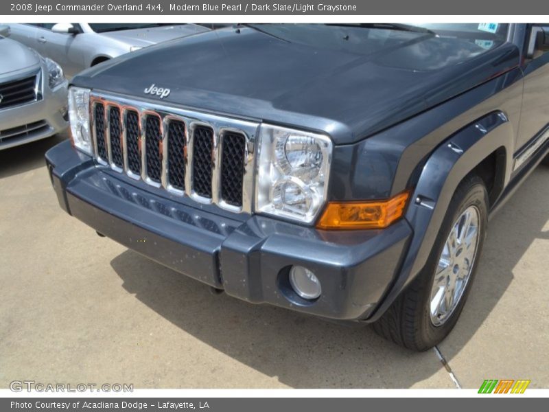 Modern Blue Pearl / Dark Slate/Light Graystone 2008 Jeep Commander Overland 4x4