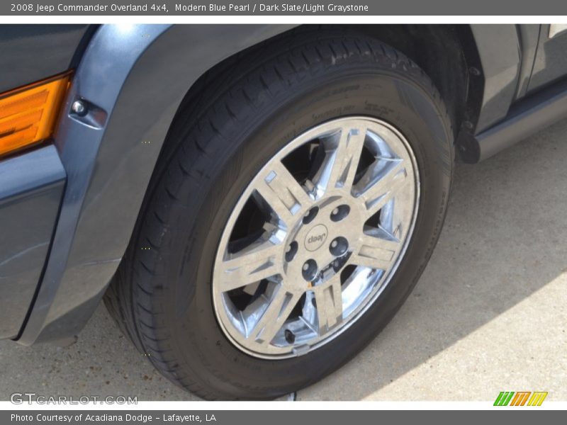 Modern Blue Pearl / Dark Slate/Light Graystone 2008 Jeep Commander Overland 4x4