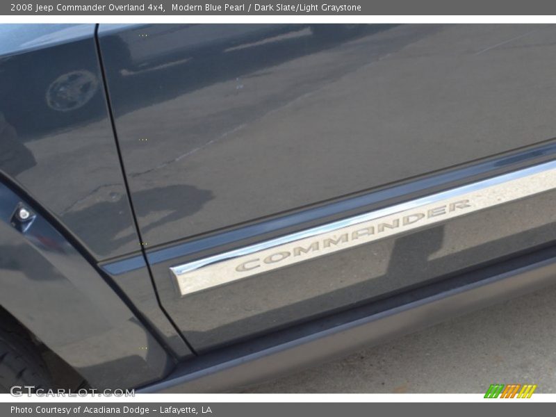 Modern Blue Pearl / Dark Slate/Light Graystone 2008 Jeep Commander Overland 4x4