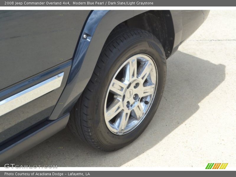 Modern Blue Pearl / Dark Slate/Light Graystone 2008 Jeep Commander Overland 4x4