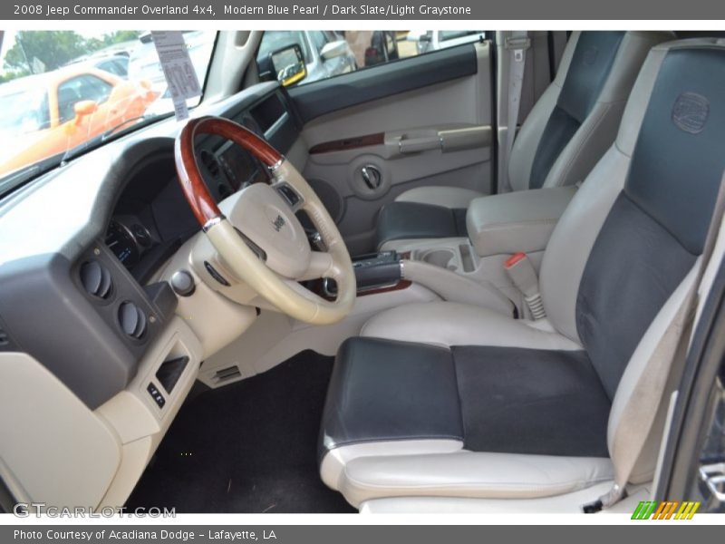 Modern Blue Pearl / Dark Slate/Light Graystone 2008 Jeep Commander Overland 4x4