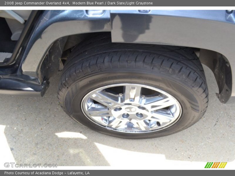 Modern Blue Pearl / Dark Slate/Light Graystone 2008 Jeep Commander Overland 4x4