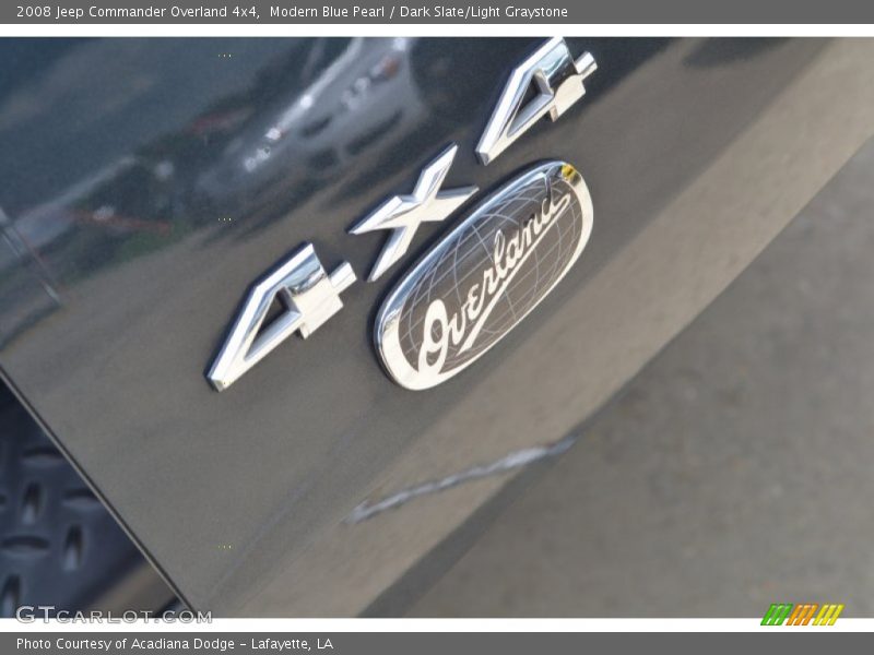 Modern Blue Pearl / Dark Slate/Light Graystone 2008 Jeep Commander Overland 4x4