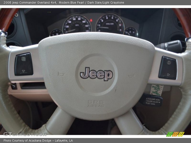 Modern Blue Pearl / Dark Slate/Light Graystone 2008 Jeep Commander Overland 4x4