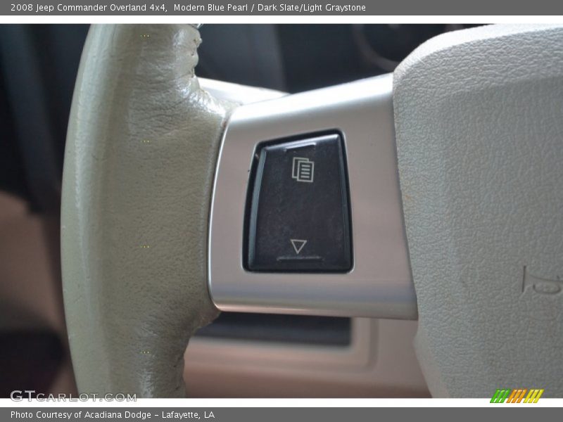 Modern Blue Pearl / Dark Slate/Light Graystone 2008 Jeep Commander Overland 4x4