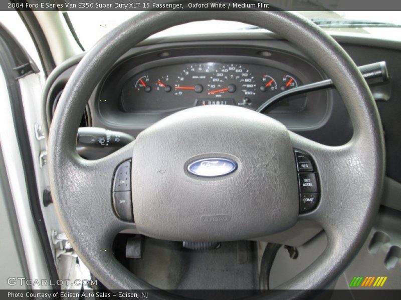 Oxford White / Medium Flint 2004 Ford E Series Van E350 Super Duty XLT 15 Passenger