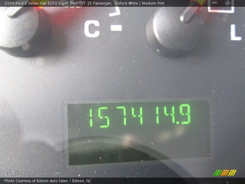 Oxford White / Medium Flint 2004 Ford E Series Van E350 Super Duty XLT 15 Passenger