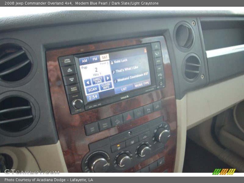 Modern Blue Pearl / Dark Slate/Light Graystone 2008 Jeep Commander Overland 4x4