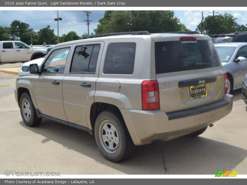 Light Sandstone Metallic / Dark Slate Gray 2010 Jeep Patriot Sport