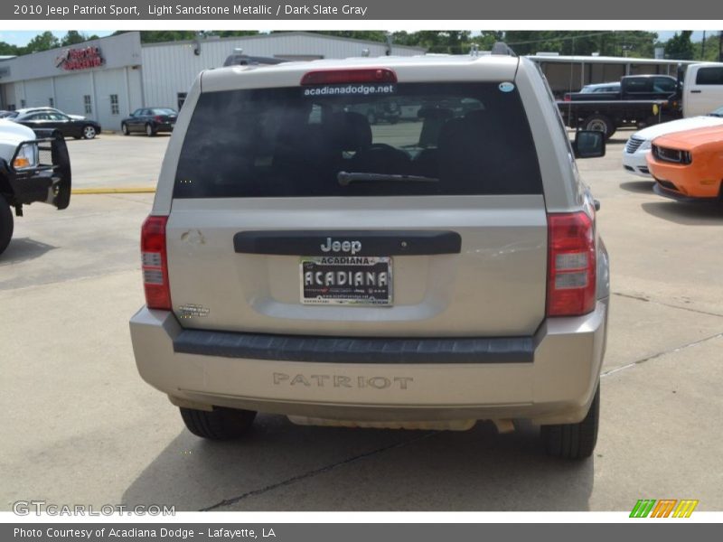 Light Sandstone Metallic / Dark Slate Gray 2010 Jeep Patriot Sport