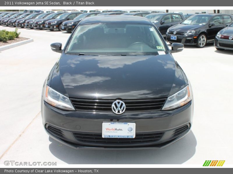 Black / Titan Black 2011 Volkswagen Jetta SE Sedan