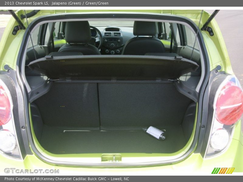 Jalapeno (Green) / Green/Green 2013 Chevrolet Spark LS
