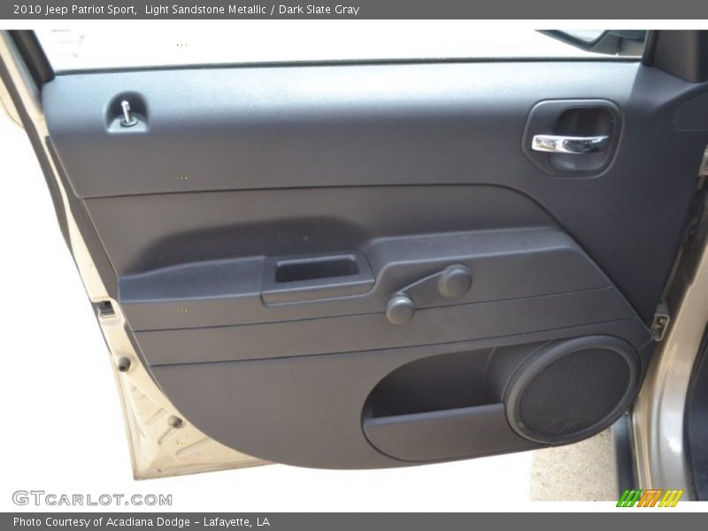 Light Sandstone Metallic / Dark Slate Gray 2010 Jeep Patriot Sport