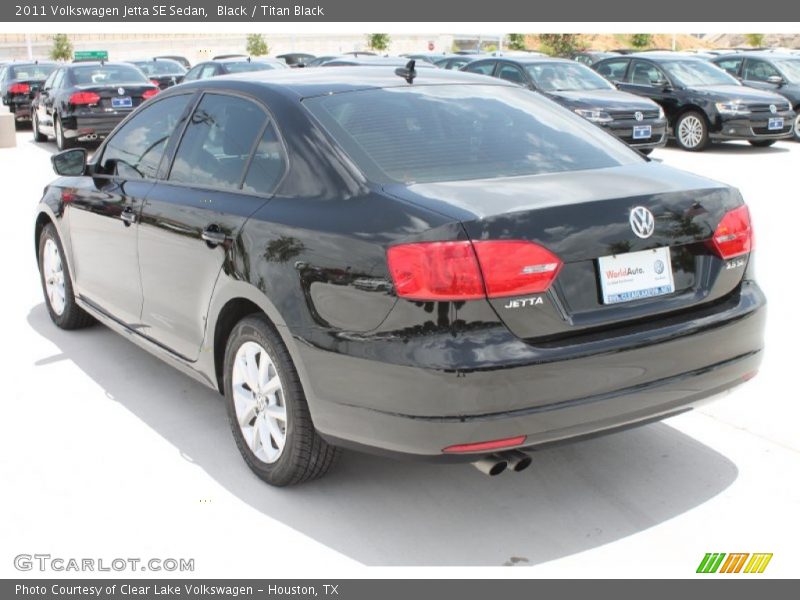 Black / Titan Black 2011 Volkswagen Jetta SE Sedan