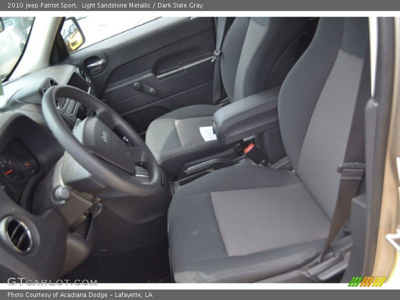 Light Sandstone Metallic / Dark Slate Gray 2010 Jeep Patriot Sport