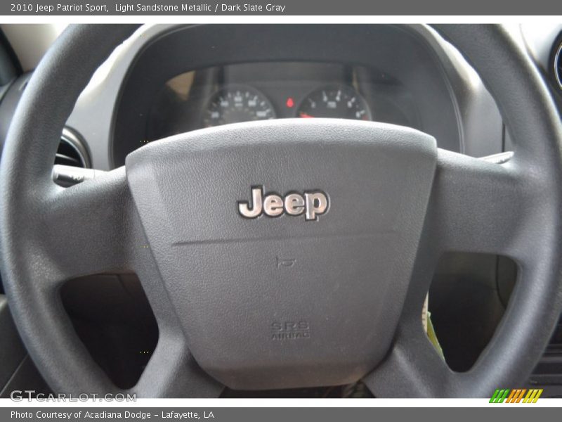 Light Sandstone Metallic / Dark Slate Gray 2010 Jeep Patriot Sport