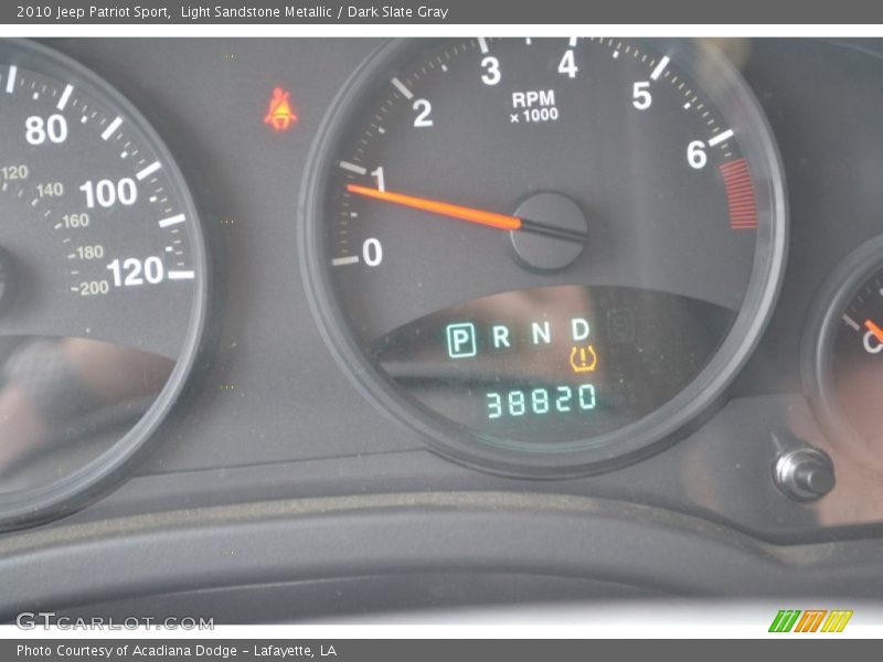 Light Sandstone Metallic / Dark Slate Gray 2010 Jeep Patriot Sport