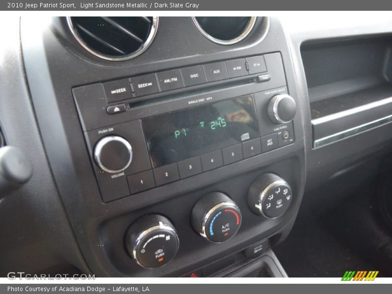 Light Sandstone Metallic / Dark Slate Gray 2010 Jeep Patriot Sport