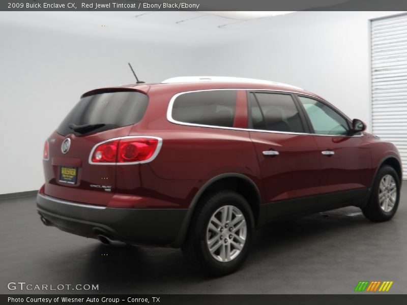 Red Jewel Tintcoat / Ebony Black/Ebony 2009 Buick Enclave CX