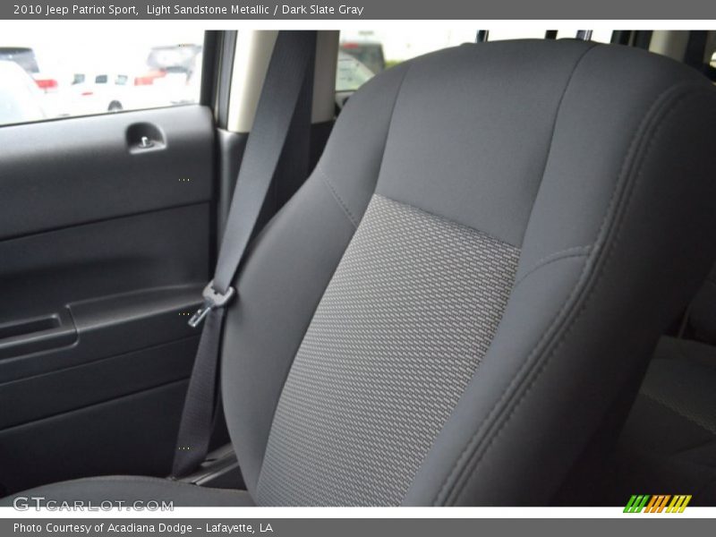 Light Sandstone Metallic / Dark Slate Gray 2010 Jeep Patriot Sport
