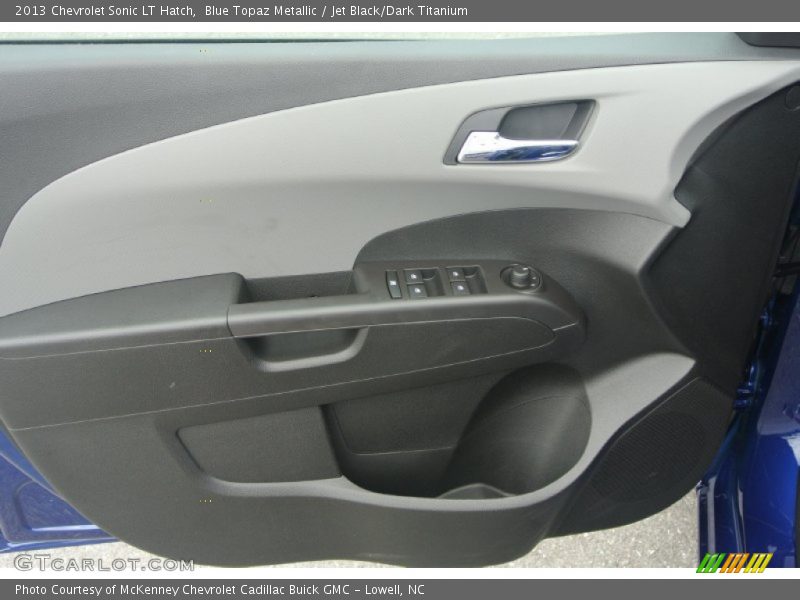 Blue Topaz Metallic / Jet Black/Dark Titanium 2013 Chevrolet Sonic LT Hatch