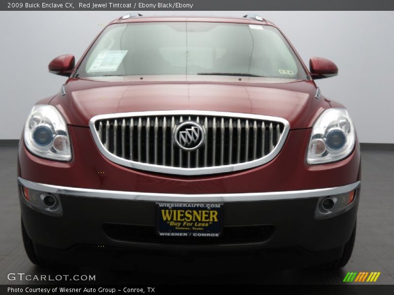 Red Jewel Tintcoat / Ebony Black/Ebony 2009 Buick Enclave CX