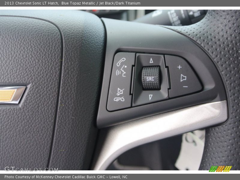 Blue Topaz Metallic / Jet Black/Dark Titanium 2013 Chevrolet Sonic LT Hatch