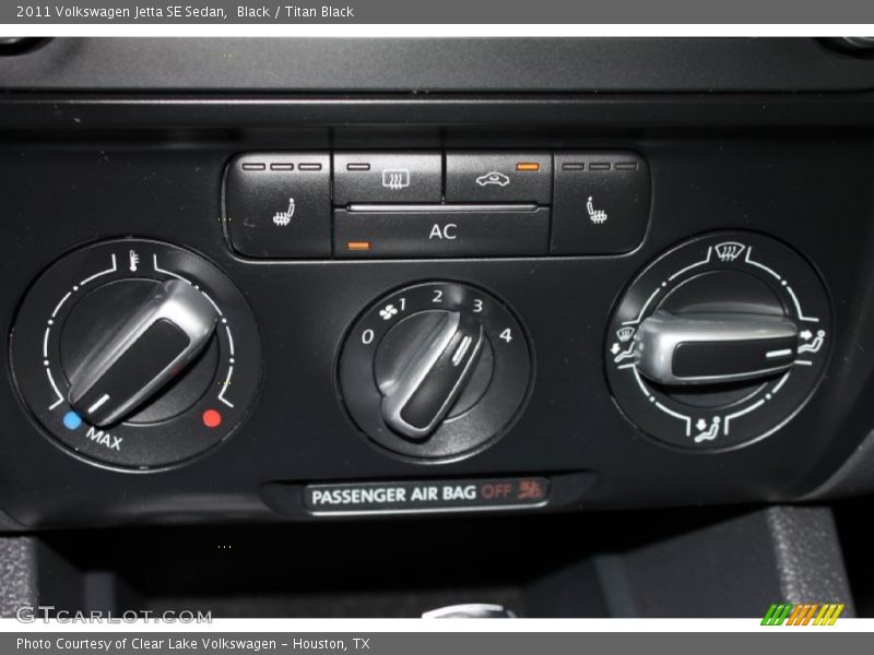 Black / Titan Black 2011 Volkswagen Jetta SE Sedan