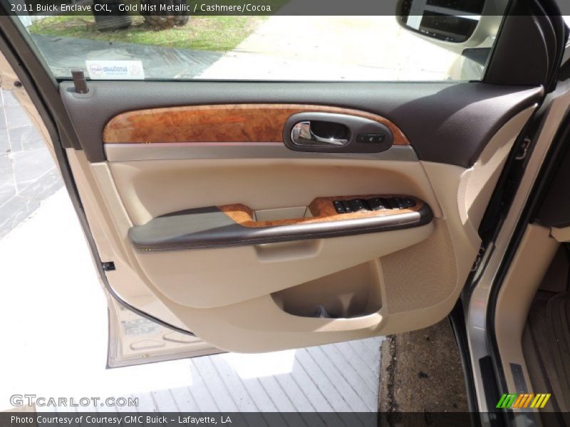 Gold Mist Metallic / Cashmere/Cocoa 2011 Buick Enclave CXL