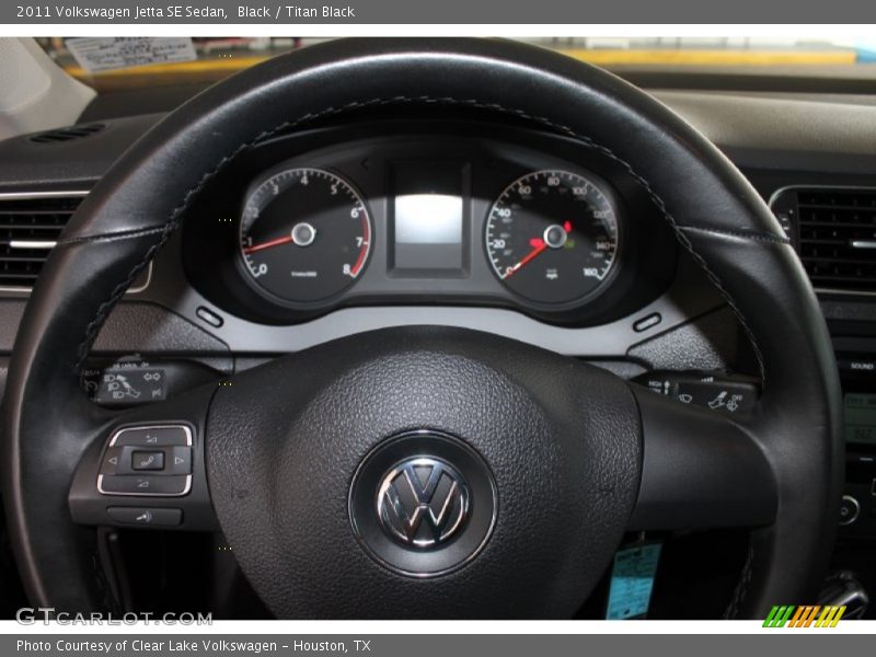 Black / Titan Black 2011 Volkswagen Jetta SE Sedan