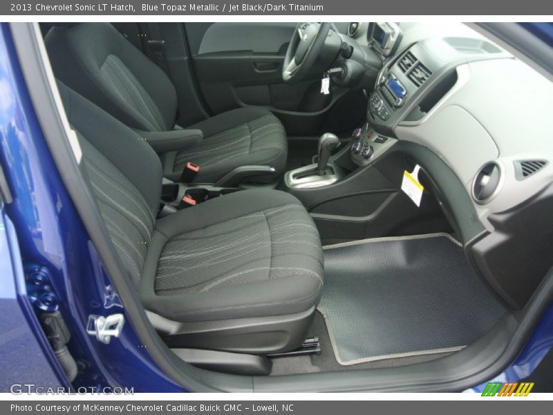 Blue Topaz Metallic / Jet Black/Dark Titanium 2013 Chevrolet Sonic LT Hatch