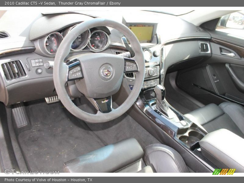 Ebony Interior - 2010 CTS -V Sedan 