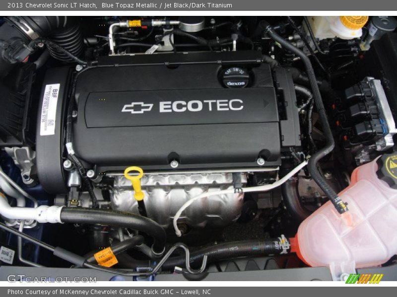 Blue Topaz Metallic / Jet Black/Dark Titanium 2013 Chevrolet Sonic LT Hatch