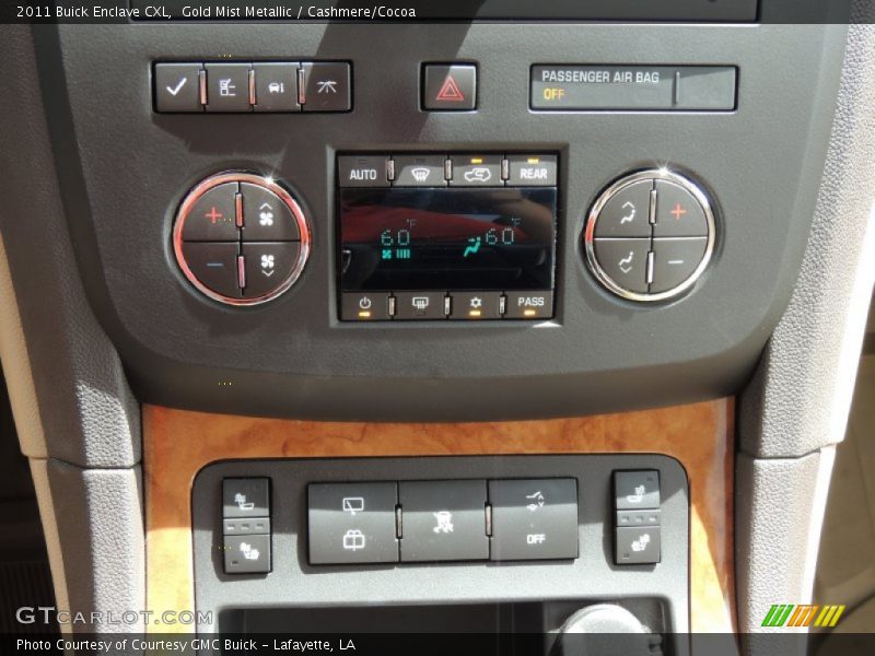 Gold Mist Metallic / Cashmere/Cocoa 2011 Buick Enclave CXL