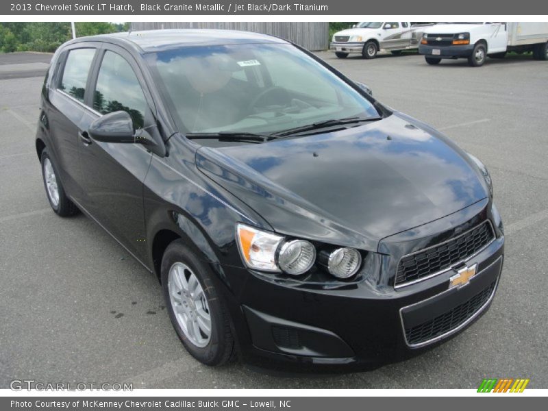 Black Granite Metallic / Jet Black/Dark Titanium 2013 Chevrolet Sonic LT Hatch