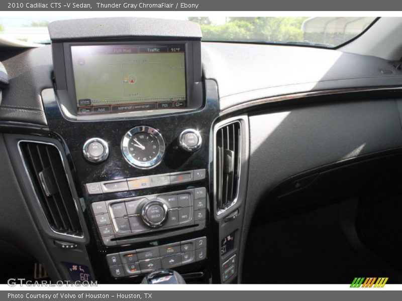 Thunder Gray ChromaFlair / Ebony 2010 Cadillac CTS -V Sedan