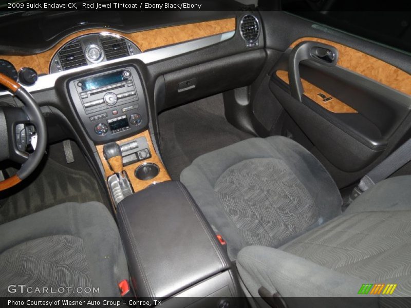 Red Jewel Tintcoat / Ebony Black/Ebony 2009 Buick Enclave CX